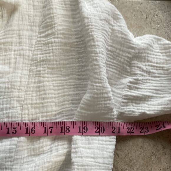 Free People Sunstreaks tie front shirt - Picture 14 of 16